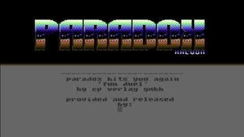 Paradox Intro 7 ! Commodore 64 (C64)