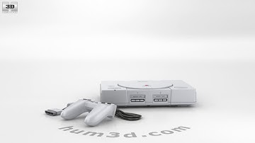 Sony PlayStation 3D model by 3DModels.org