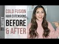 COLD FUSION HAIR EXTENSIONS AFTER POSTPARTUM HAIR LOSS | Before & After Extensions | Ysis Lorenna