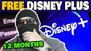 How to get 12 Months Disney Plus for FREE! 🌟 Free Disney + Account Subscription 2024