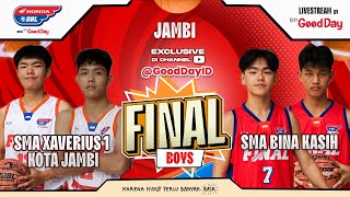 SMA XAVERIUS 1 KOTA JAMBI VS SMA BINA KASIH | Final Honda DBL with Kopi Good Day 2025