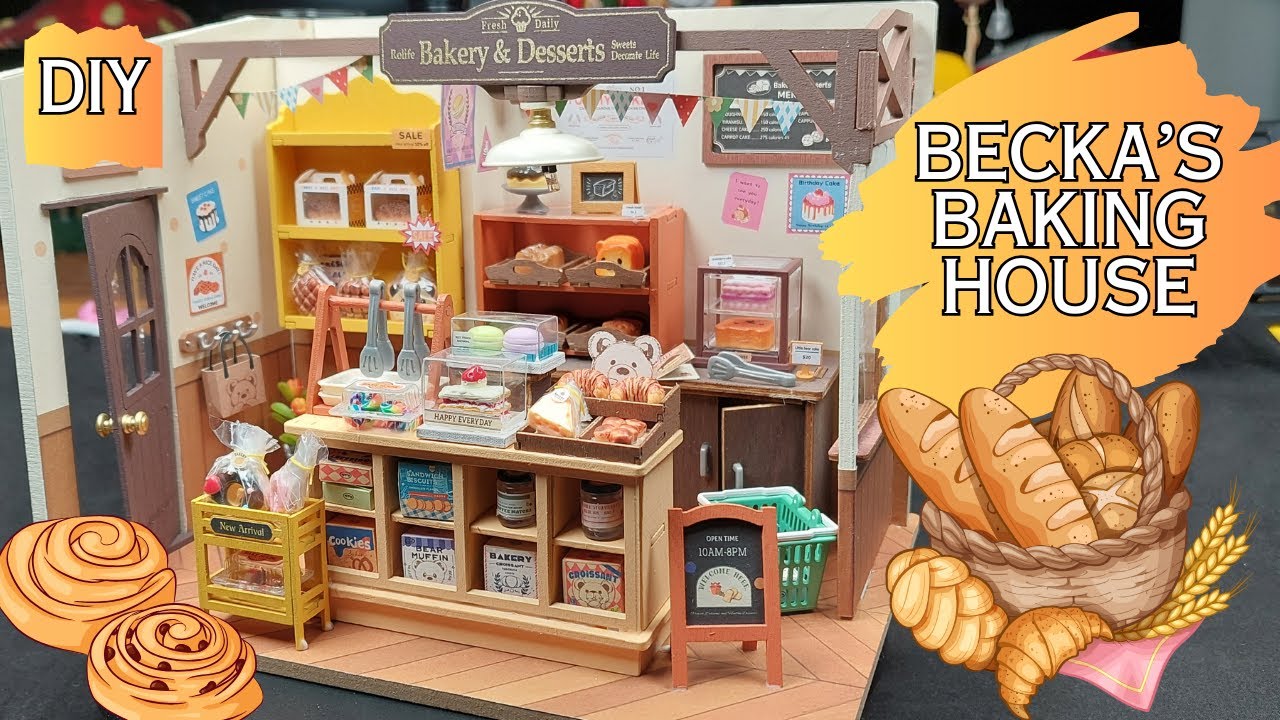 DIY Miniatures Becka's Baking House - Toyberg