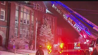 Fire Rips Through Lawrence School