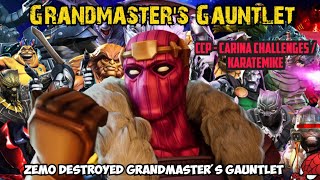 Baron Zemo Destroyed Grandmaster's Gauntlet #carinachallenge | CCP - Carina Challenge House of Zemo