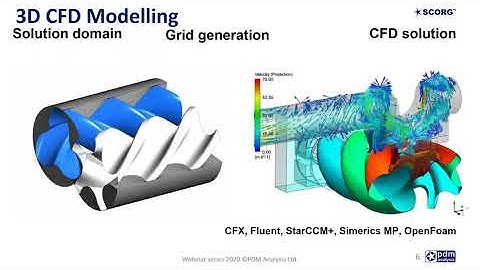 SCORG for CFD Analysis of Twin Screw Machines