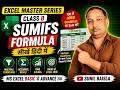 Excel Master Series Class 8| SUMIFS FORMULA in Hindi | MS Excel Basic Sunil Baisla