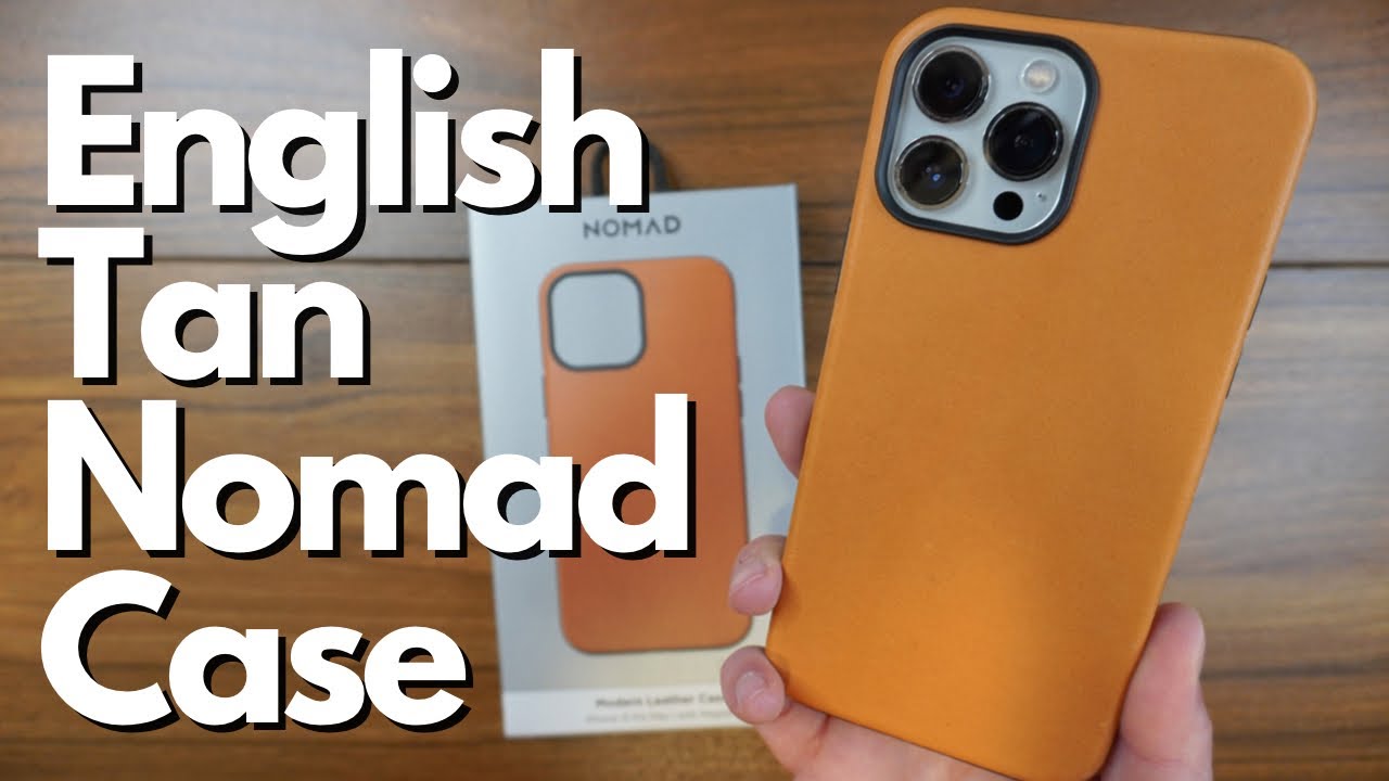 Nomad Leather Case with MagSafe for iPhone 14 - English Tan