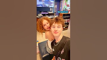 SIBLINGS OR DATING 😱⁉️ #kalogerassisters #noahrisling #elianakalogeras #siblingsordatingchallenge