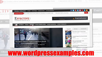EffectiveNews - Wordpress Magazine Theme Effective News