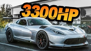 3300HP Turbo Viper - QUICKEST and FASTEST Vipers on the Planet! (Unbelievable Acceleration)
