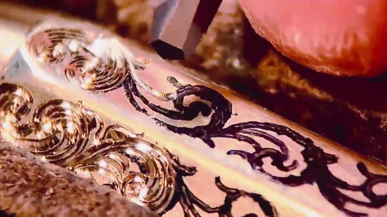 sharp pencil『KAWECO SPECIAL arabesque』hand engraving Burin