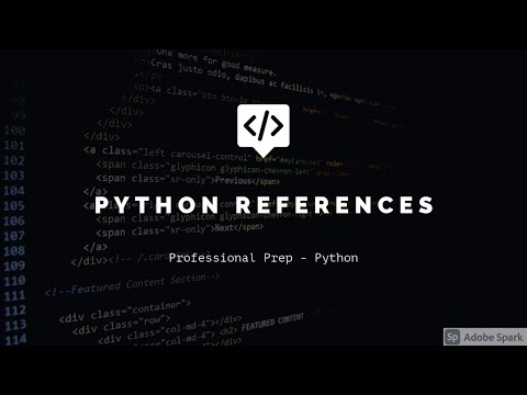 Python references