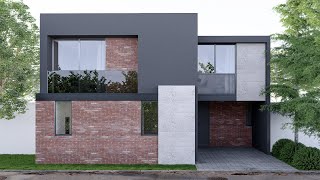 House Design 10x10 Meters | Casa de 10x10 metros