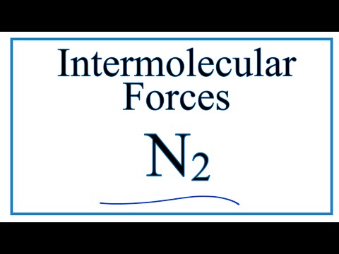 Video: Care este cea mai puternică forță intermoleculară în azot?