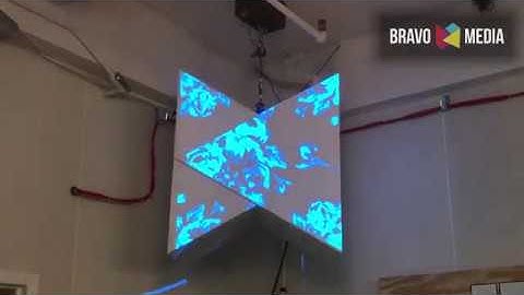 Spinning Projection Mapping - Live Tracking!