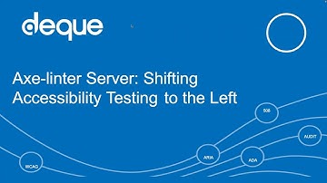 axe Accessibility Linter Expert - Webinar
