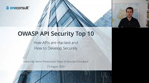 BSMaaS 2020 - OWASP API Security Top 10 – How APIs are hacked