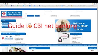This is a tutorial to internet banking service offered by central bank
of india and will help you in deciding opt for online