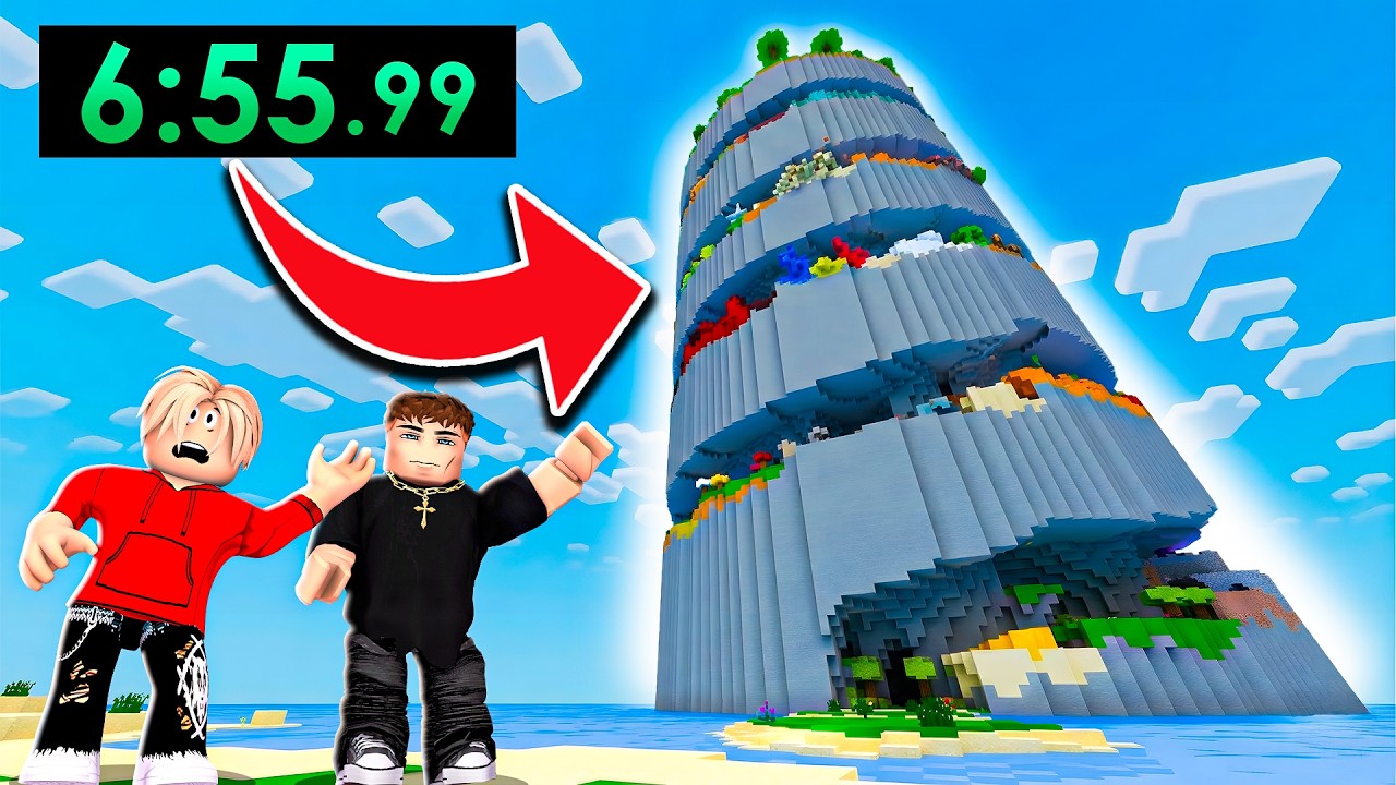 ROBLOX PARKOUR SPIRAL SPEEDRUN..