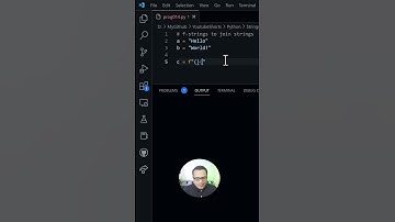 Python | Using f-strings formatting to concatenate strings #Python #Strings #Shorts #Hindi #हिंदी