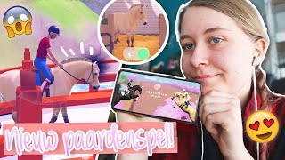 Gezicht omhoog achtergrond drempel EEN NIEUW SPEL TESTEN? MIJN PAARD IS DOODSBANG? | Equestrian the game |  wolfxjessy - YouTube