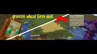 Ik Bouwde De GROOTSTE Wheat Farm OOIT! Hardcore #16