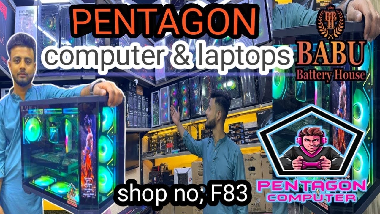 Pentagon Computer Peripherals PENTAGON COMPUTER & GAmINg Pc shop F83 regal chowk saddar Karachi - YouTube