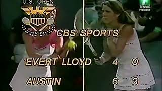 Tracy Austin vs Chris Evert 1979 US Open Highlights