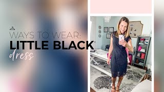 1 Little Black Dress, 4 Ways to Wear this Winter - FunkyForty