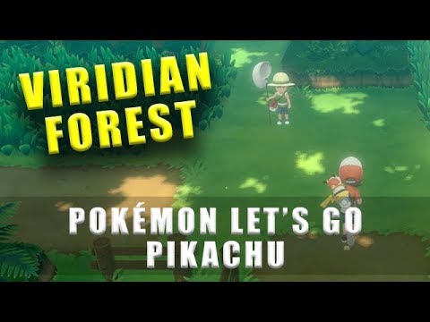 Video: Pok Mon Let's Go Viridian Forest - Tilgængelige Pok Mon, Varer Og Trænere