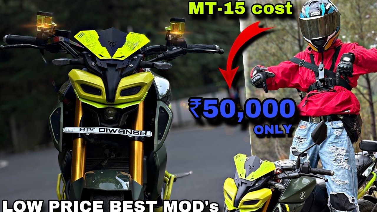 Cost of my MT-15 😳|| ₹500 Modifications || Best look’s || loved by ...
