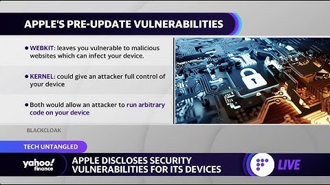 Apple security vulnerability: 