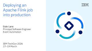 TechCon 2026 - Deploying an Apache Flink job into production