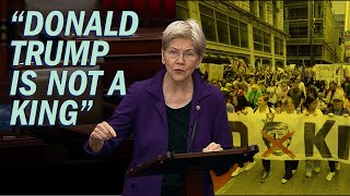 On Senate Floor, Warren Supports Merkleys Protest Against Trump Refusing To Protect Health Care