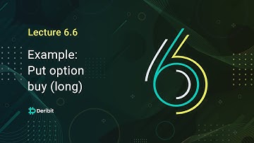 6.6 Trade example – Put option buy (long) - Deribit Options Course Basics