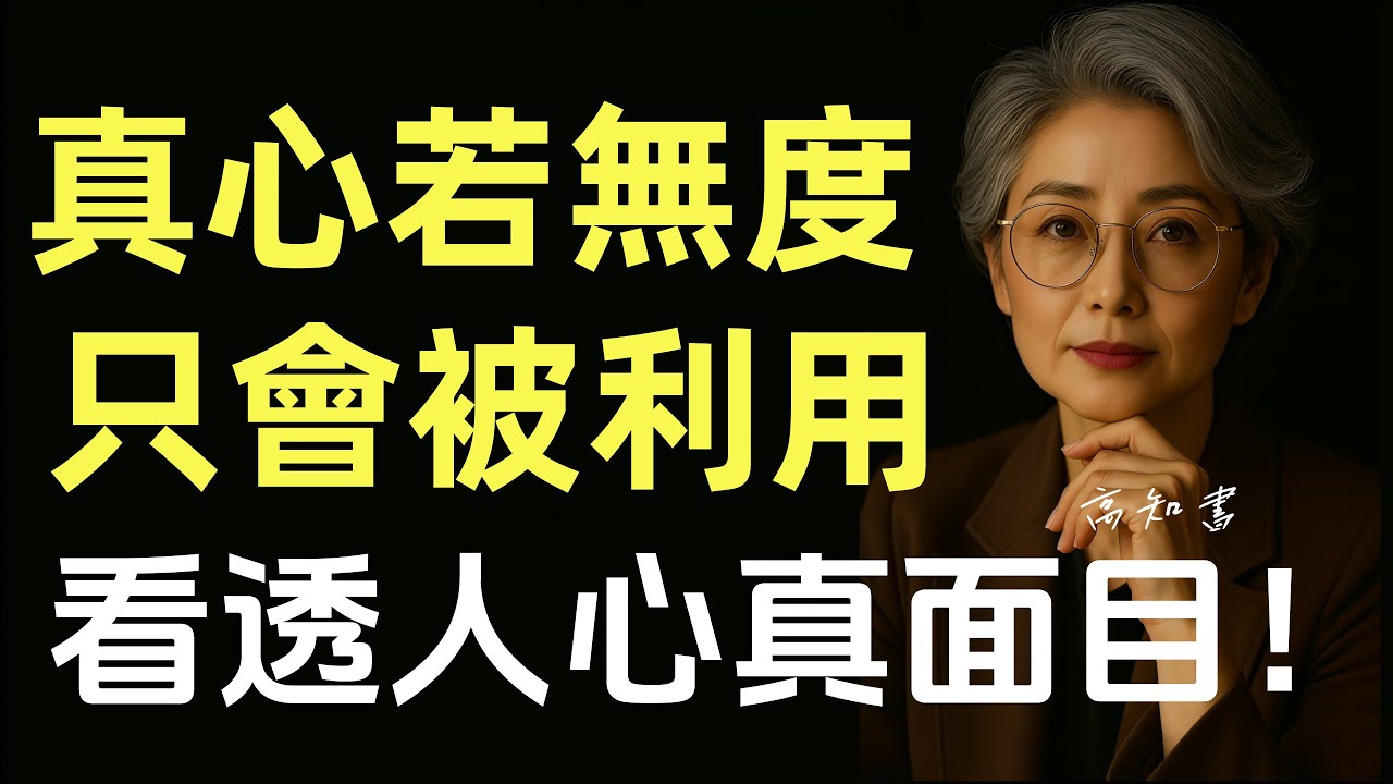 善良不是錯，但錯在沒界限！學會設置界限，你才會被真正尊重！|人際關係 |看清人性 |社交智慧 |人品辨別 |人性洞察 |情感共鳴