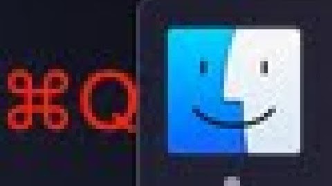 How to quit Finder Properly!