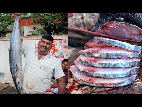 FAKE SEER FISH  & ORGINAL SEER FISH CUTTING|VERY DIFFICULT TO IDENTIFY ORGINAL SEER FISH|KF