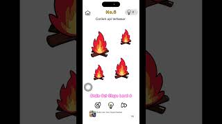 Brain Out Stage Level 6 - Carilah api terbesar #brainout #games #tutorial #apiterbesar