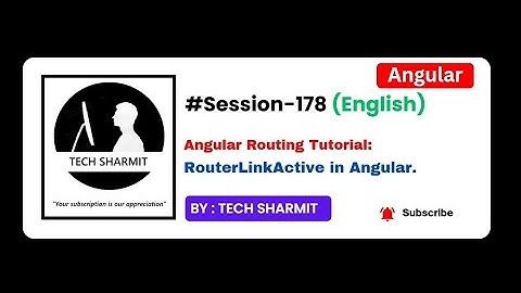 RouterLinkActive in Angular | Angular Tutorial in English (Session-178)