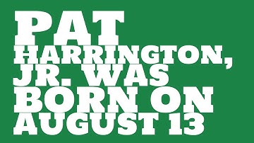 Who does Pat Harrington, Jr. share a birthday with?