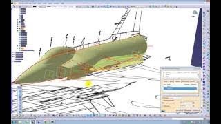 Catia V5 tutorial | Multisection Command | Gripen Jas 39 Fighter jet