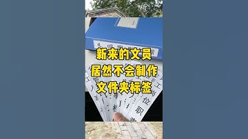 十秒批量制作一千张文件夹侧标签#办公技巧 #每天学习一点点 #职场 #文员 #excel