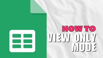⭐ LEARN QUICKLY: How to Edit Google Spreadsheet in View Only Mode