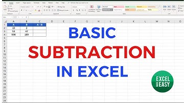 Subtraction in Excel: How to Subtract Two Numbers And Show Results Using Excel Formula