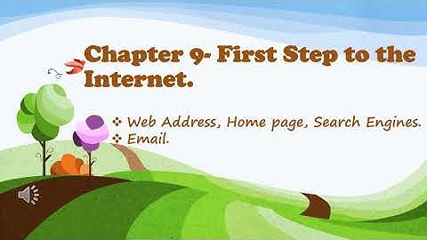 Chapter 9  First Step to the Internet   Part 6