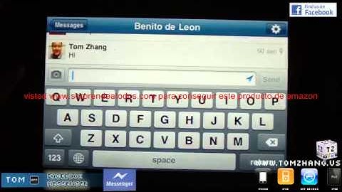 Facebook Chat Messenger Official App Review iPhone / iPod / iPad HD