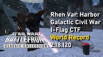 [WR] Star Wars Battlefront II (2024) Speedrun - Rhen Var: Harbor - 1-Flag CTF - GCW in 2:18.120