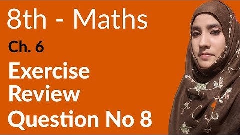 8th Class Math, Factorization,Simultaneous Equations Review Exercise Q 8 - 8th Class Maths