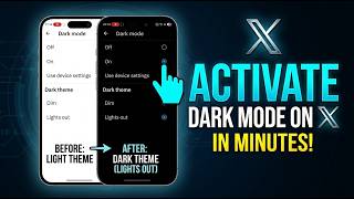 Turn On Dark Mode on X (Twitter) in Minutes – Mobile App Guide!